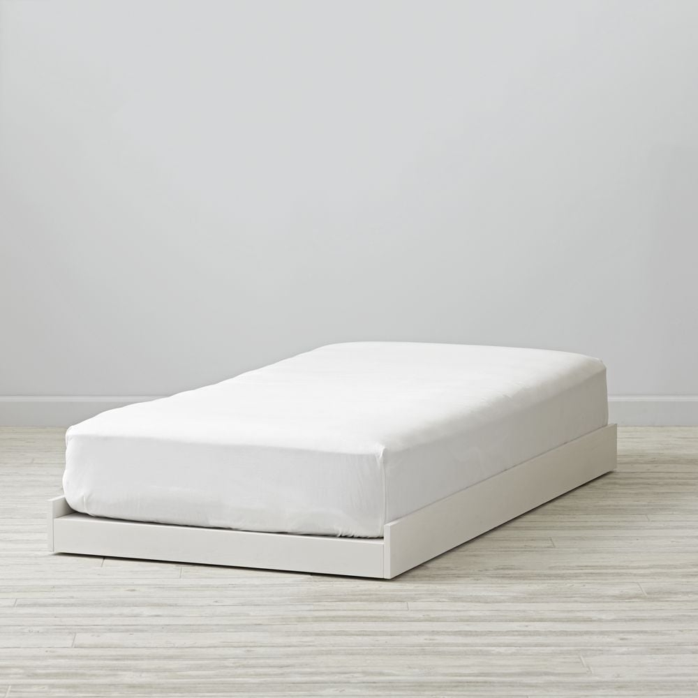 Abridged White Glaze Kids Twin Trundle Bed - Image 0