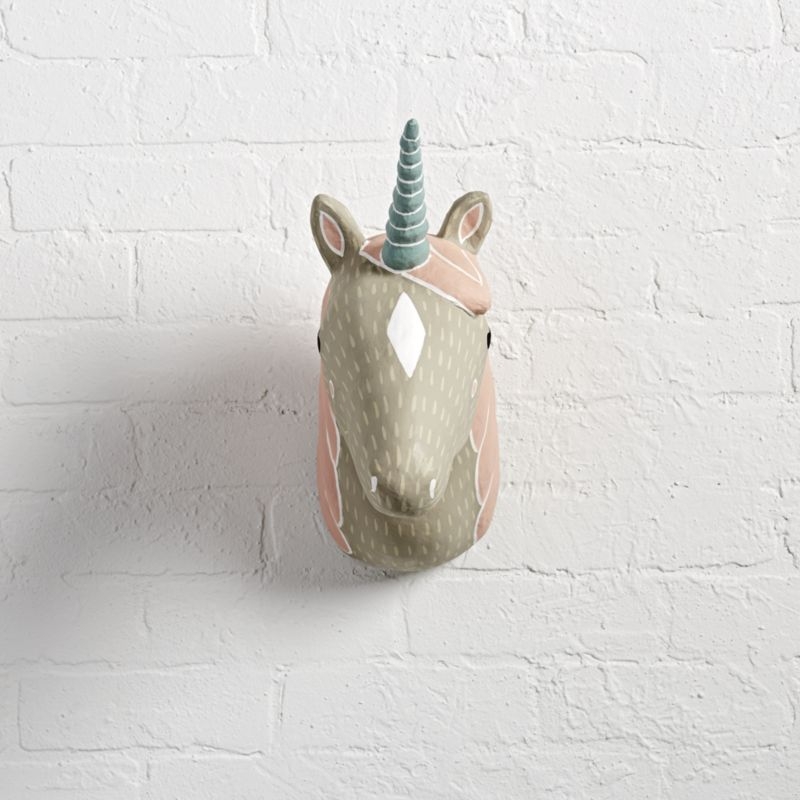 Paper Mache Unicorn Head - Image 3