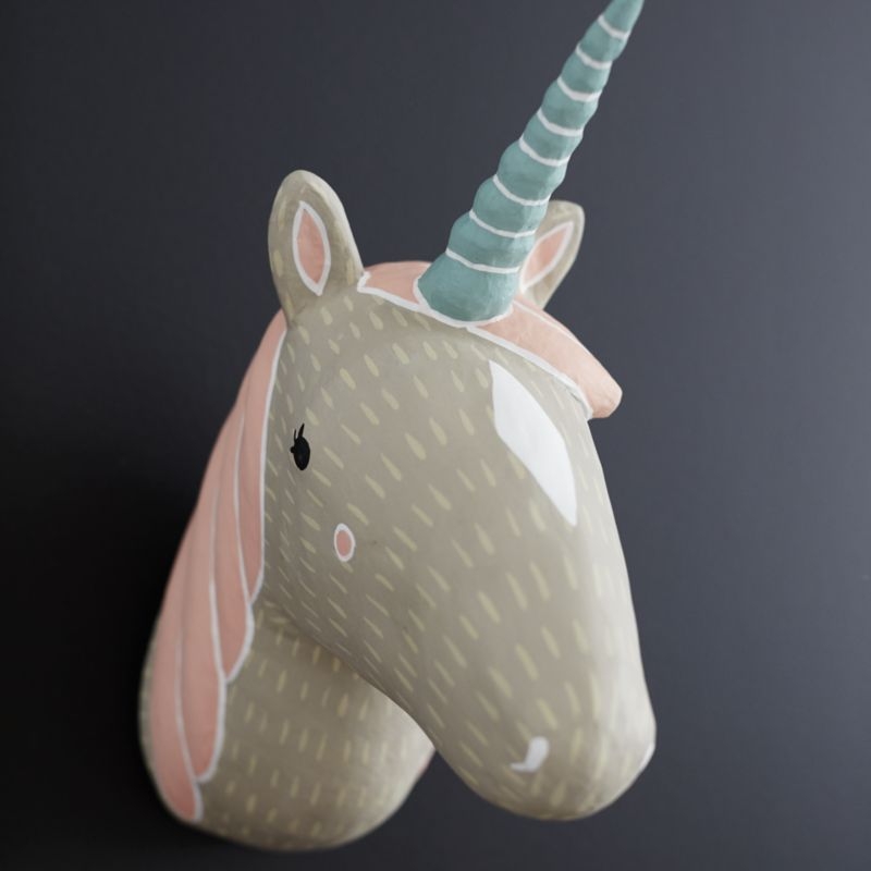 Paper Mache Unicorn Head - Image 7