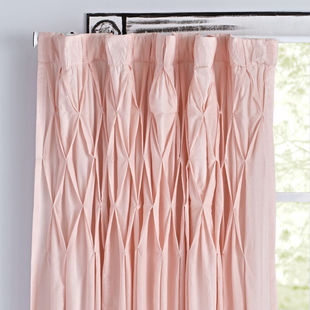 Chic 96" Pink Curtain - Image 0