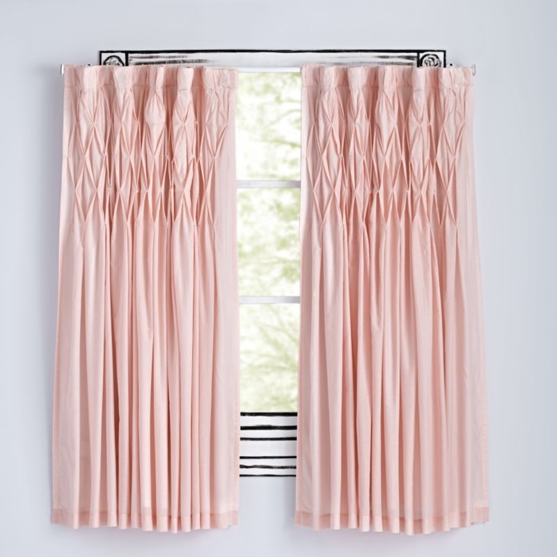Chic 96" Pink Curtain - Image 1