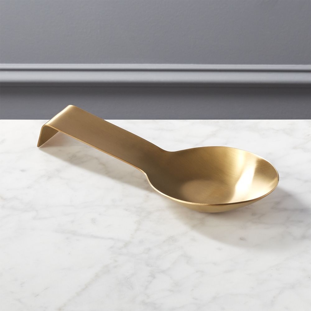 Brushed Bronze Spoon Rest - Image 0