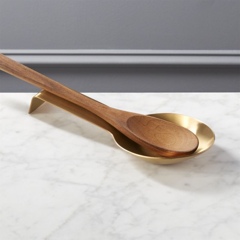 Brushed Bronze Spoon Rest - Image 1