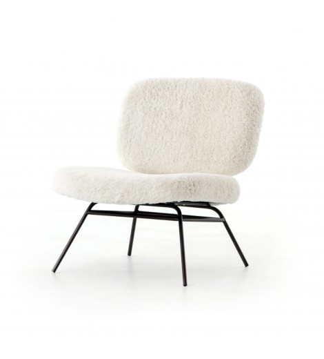 AMANDA ACCENT CHAIR, IVORY - Image 0