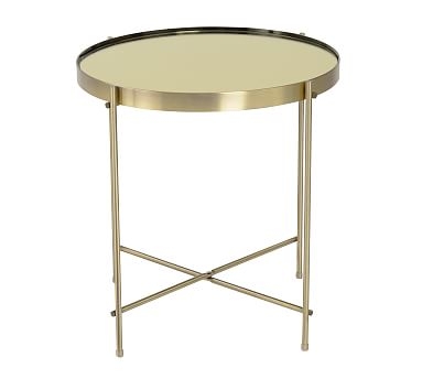 Keenan Side Table, Brass - Image 1