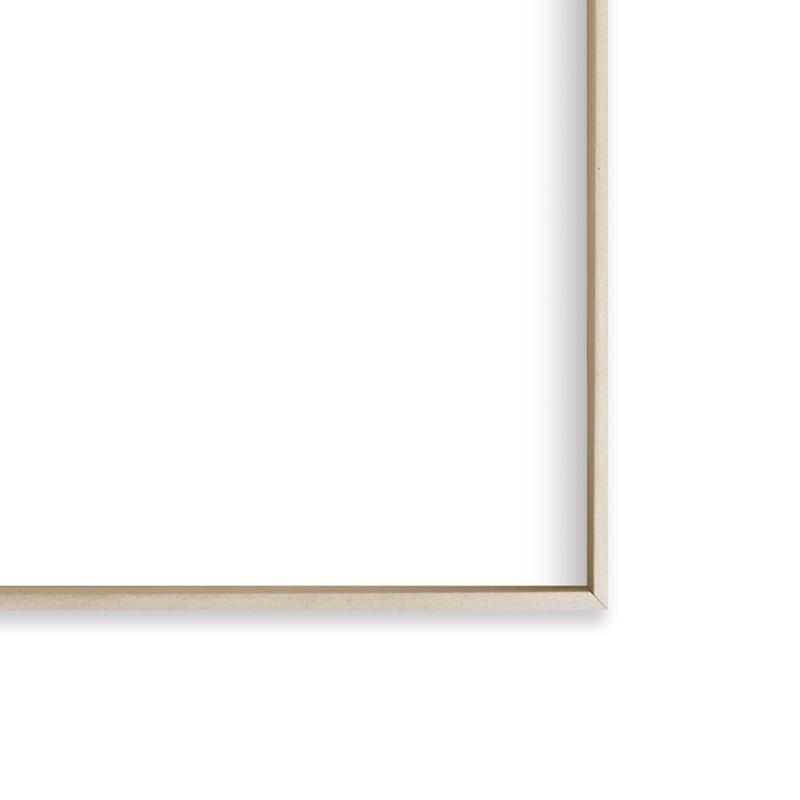 Playa Two Framed Art Print - 18"x24" - Matte Brass Frame - White Border - Image 1