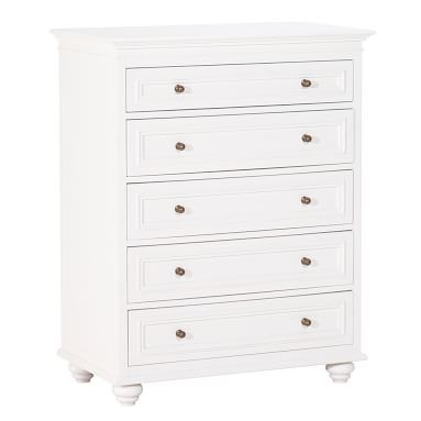 Chelsea Tall Dresser, Simply White - Image 1