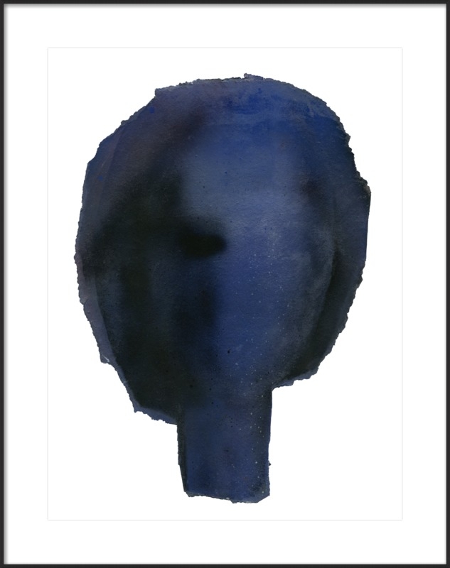 Blue Head Wall Art, 28"x36" Print - Image 0