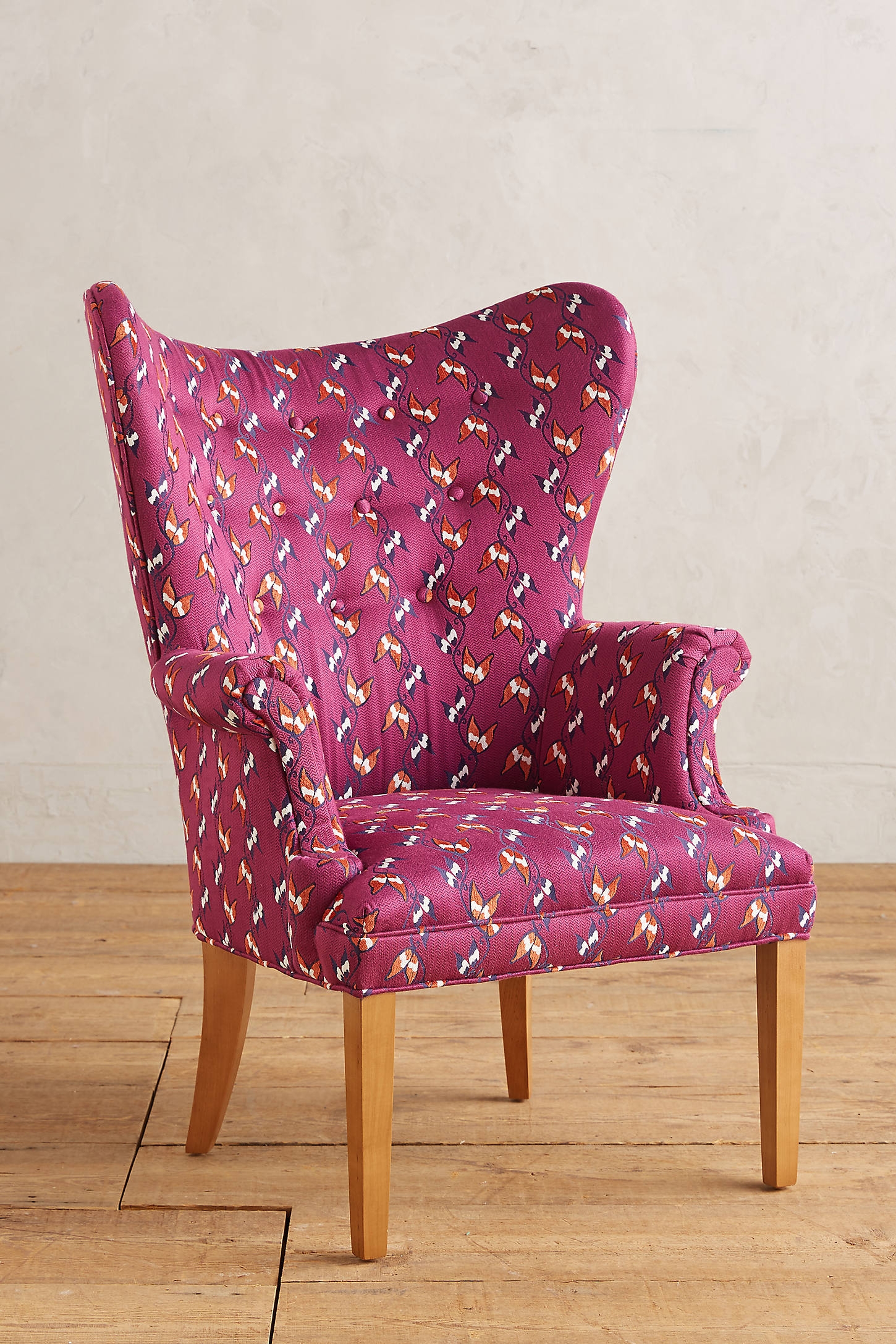 Vine-Woven Wingback Chair - Image 0