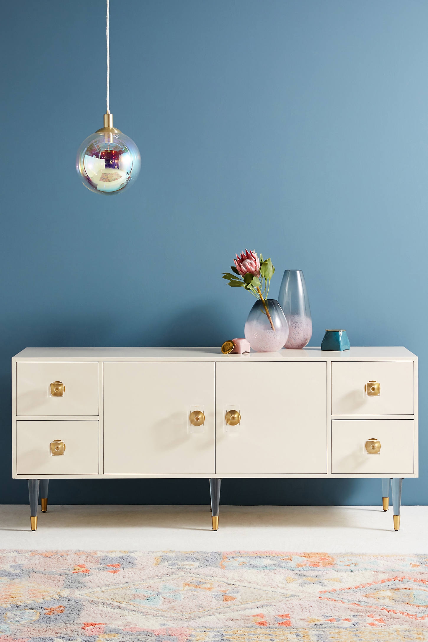 Lacquered Regency Buffet By Tracey Boyd in White - Image 0