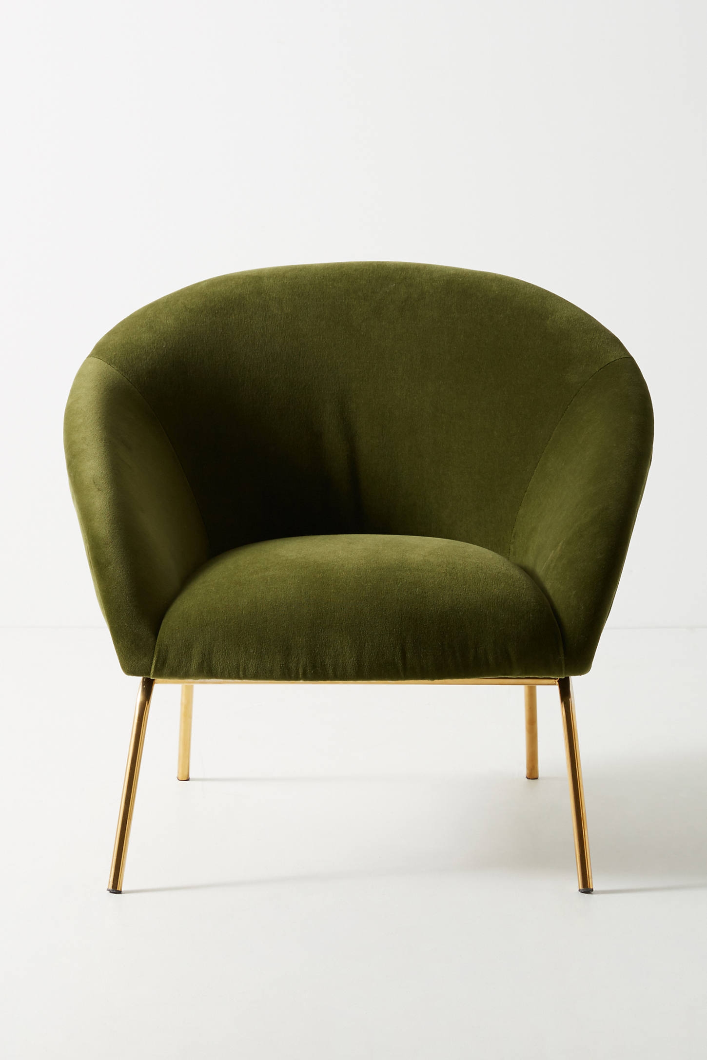 Velvet Hillside Accent Chair - Image 0