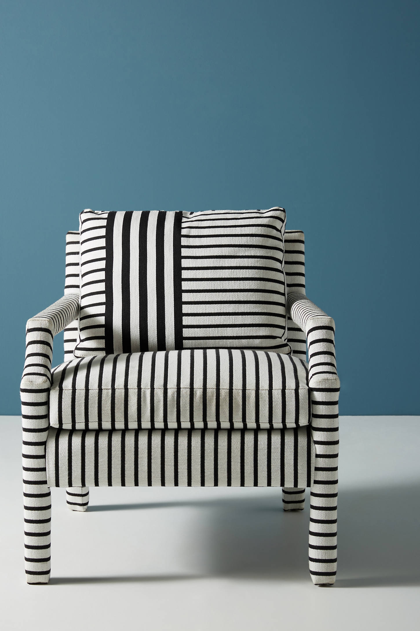 Banded Stripe Delaney Chair - Image 0