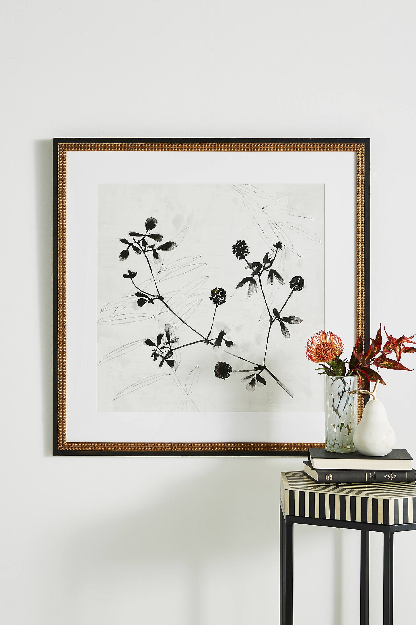 Field Flower Wall Art By Artfully Walls in Black Size M - Image 0