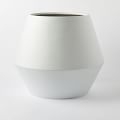 Modern Faceted Planter, White, 22" - Image 2