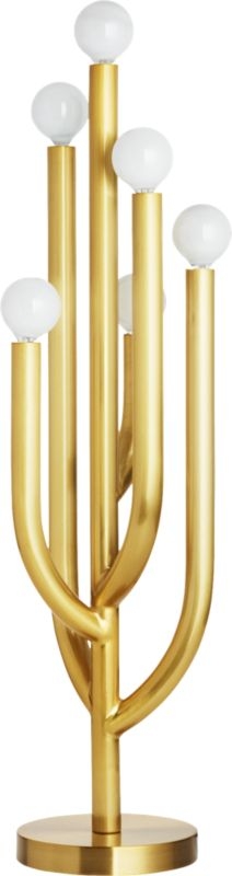 Cacti Glow Brass Table Lamp - Image 6