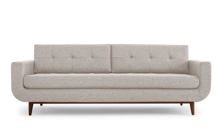 Midcentury Modern Sofa Gervin - Merit Dove - Medium - Beige - Image 0