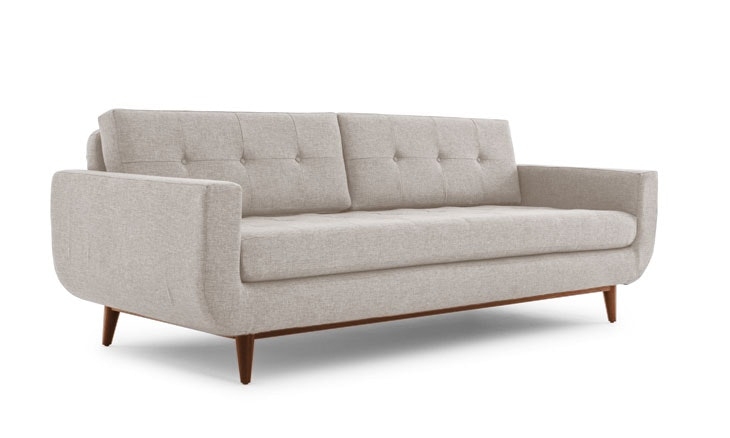 Midcentury Modern Sofa Gervin - Merit Dove - Medium - Beige - Image 1