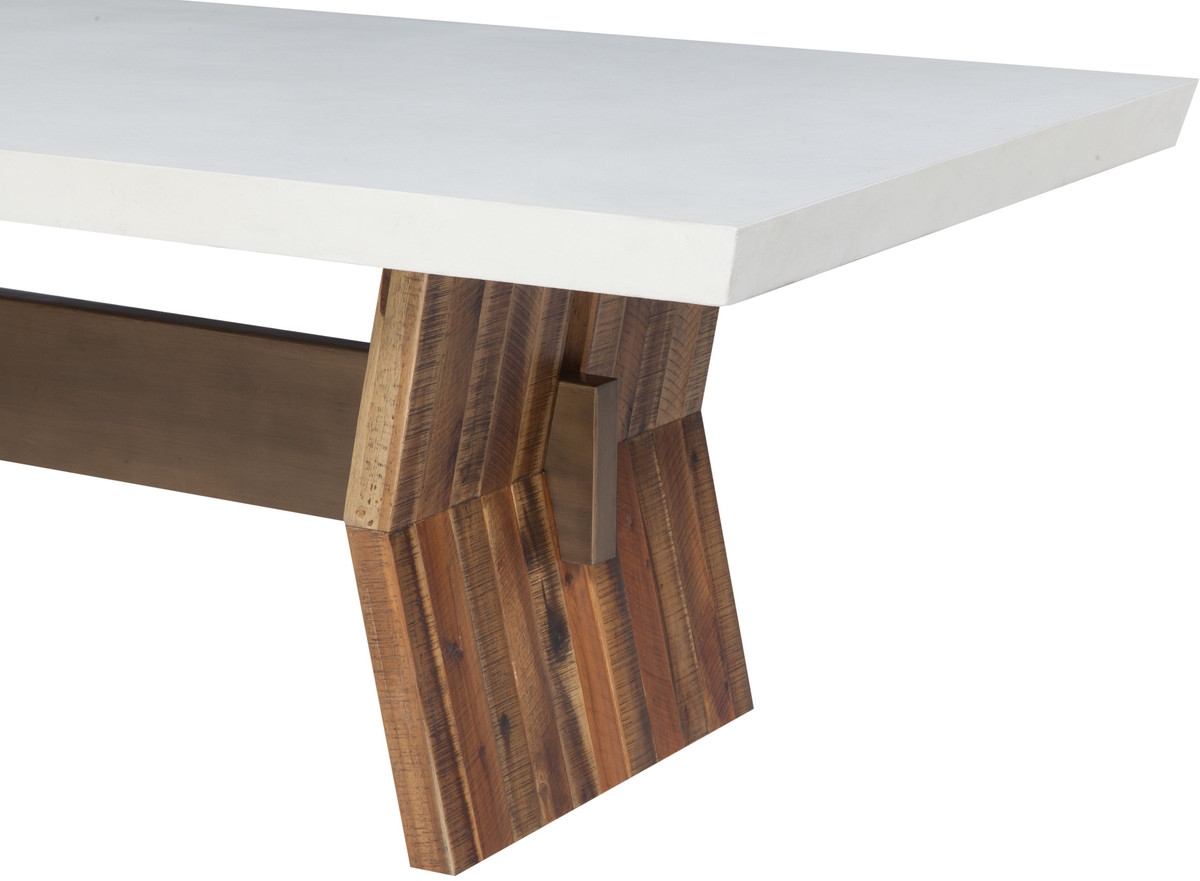 Anastasia White Concrete Table - Image 2
