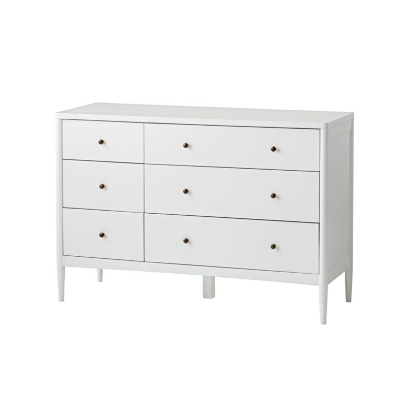 Kids Hampshire White 6-Drawer Dresser - Image 3