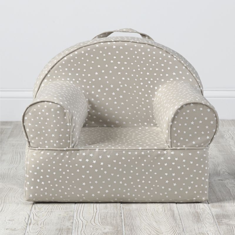 Small Khaki Star Nod Chair Personalized - Image 1