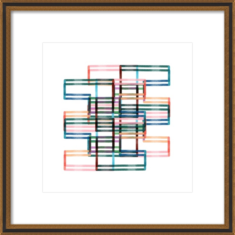 Kinetic Lines 18, 16" x 16" - Image 0