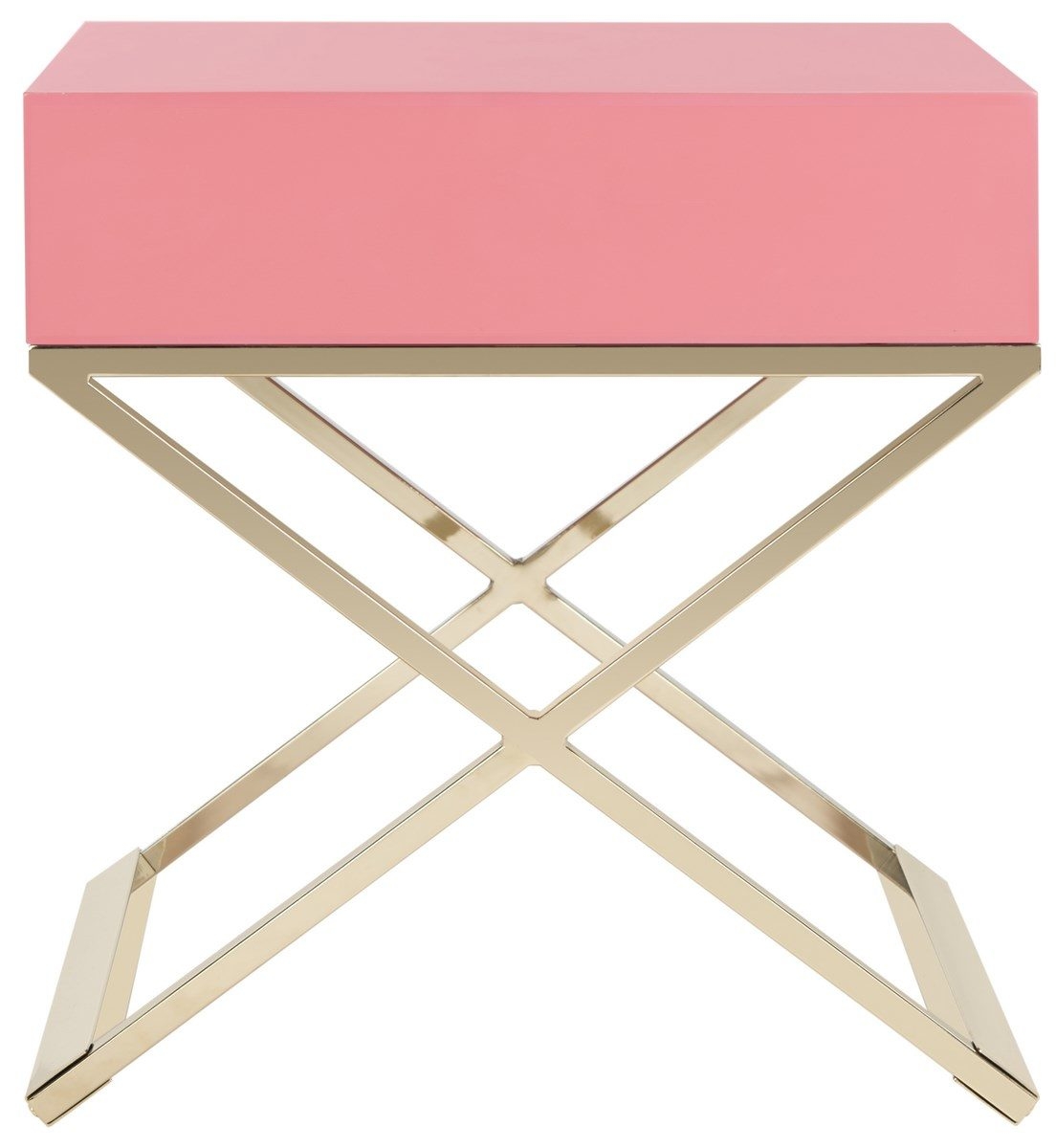 Zarina Side Table - Pink - Safavieh - Image 1