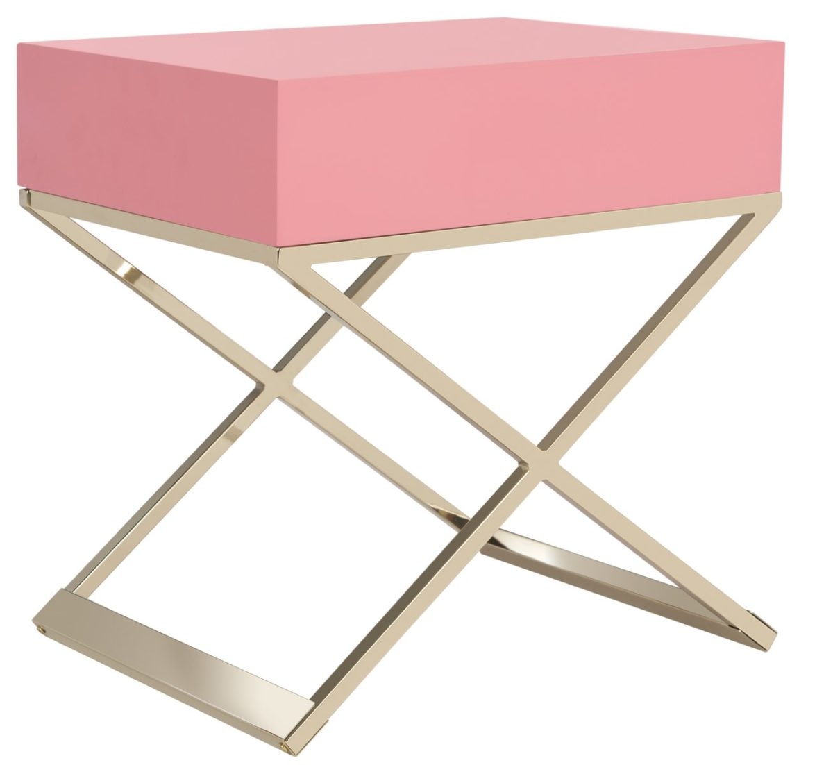 Zarina Side Table - Pink - Safavieh - Image 2