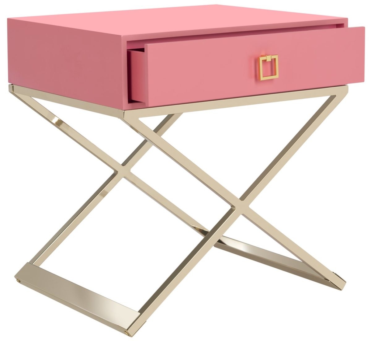 Zarina Side Table - Pink - Safavieh - Image 3