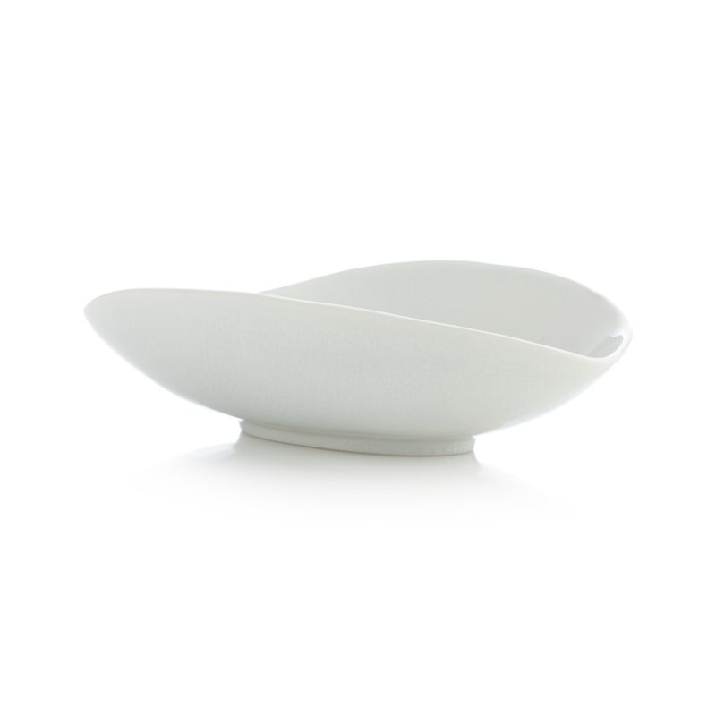 Dove Grey Oblong Centerpiece Bowl - Image 2