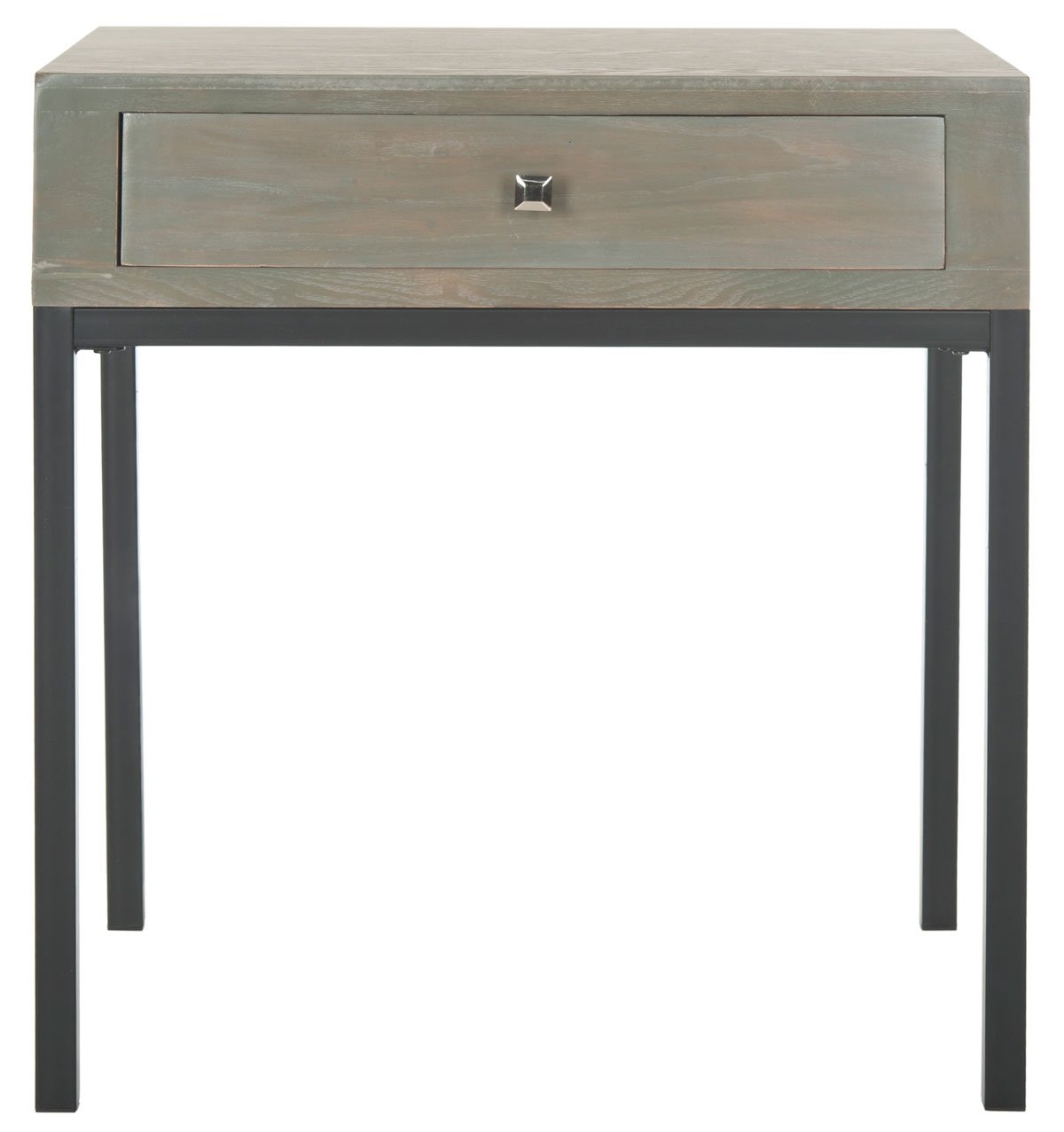 Adena End Table With Storage Drawer - French Grey - Arlo Home - Image 0