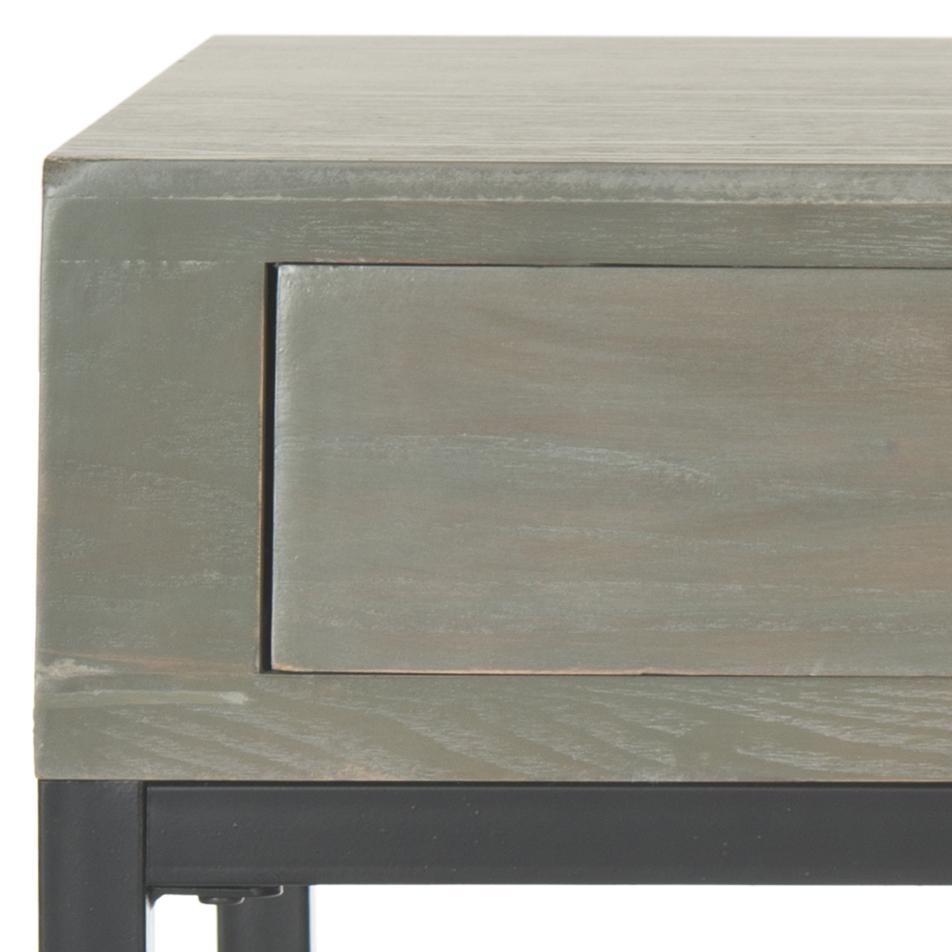 Adena End Table With Storage Drawer - French Grey - Arlo Home - Image 2