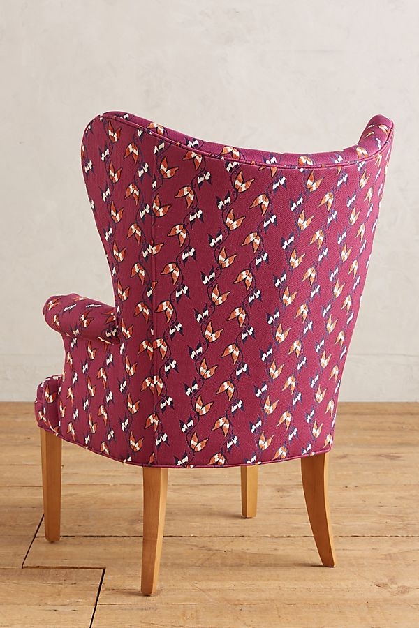 Vine-Woven Wingback Chair - Image 1