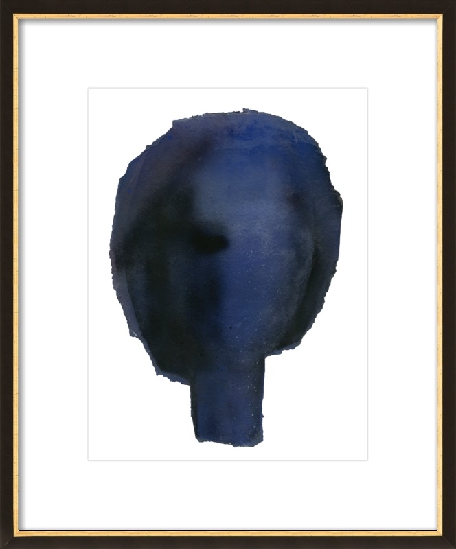 Blue Head Wall Art, 28"x36" Print-With Mat - Image 0