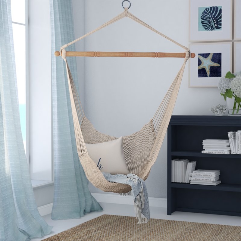 Crowell Rope Cotton Chair Hammock - Image 1