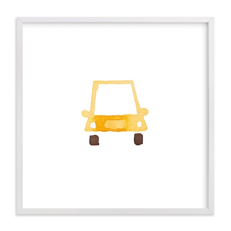 Yellow Car Art - Image 0