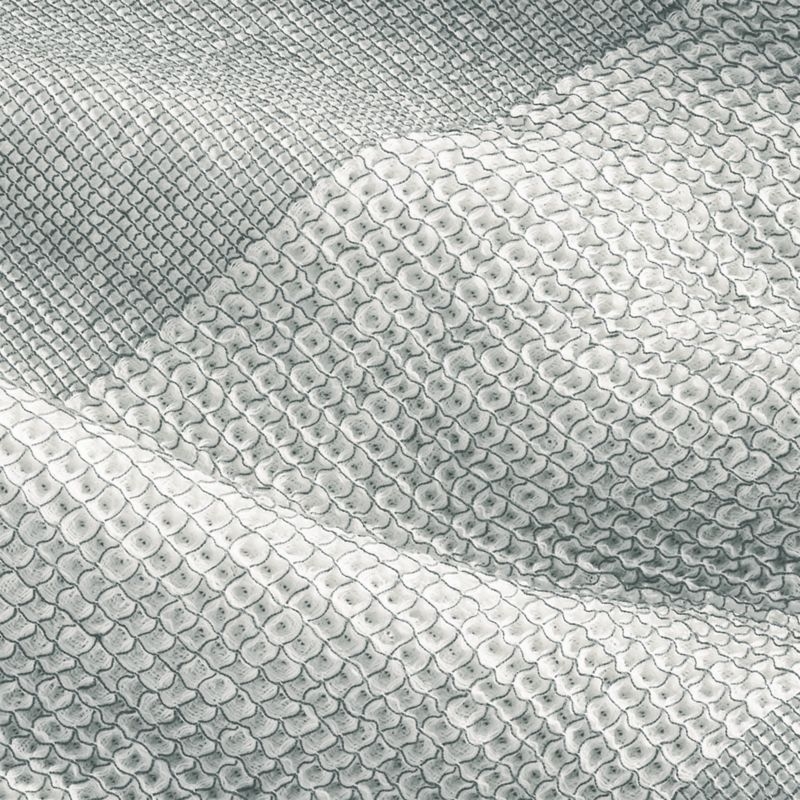 Kiyomi Full/Queen Grey Striped Duvet Cover - Image 1