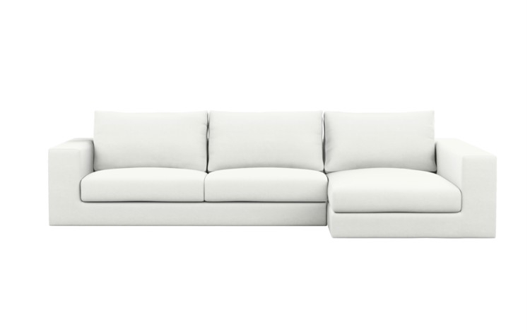 Walters Chaise Sectional in Swan Fabric - Image 0