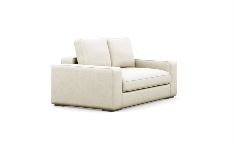 Henry Chaise Sectional in Wheat Fabric with Matte Black legs - Image 5