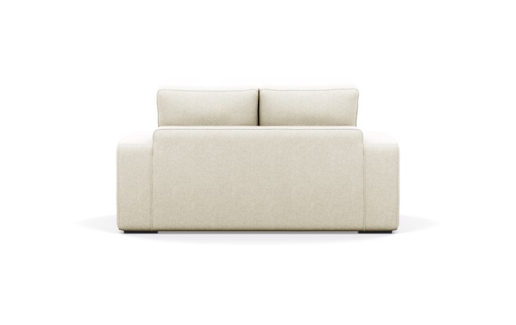 Henry Chaise Sectional in Wheat Fabric with Matte Black legs - Image 7