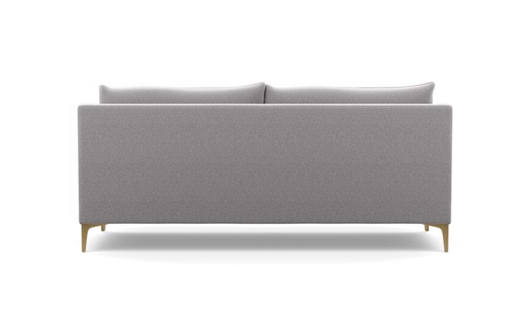 Caitlin by The Everygirl Sofa in Ash Fabric with Brass Plated legs - Image 3