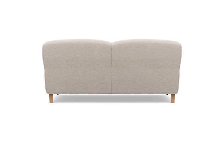 Rose by The Everygirl Sofa in Linen Fabric with White Oak with Antiqued Caster legs - Image 3