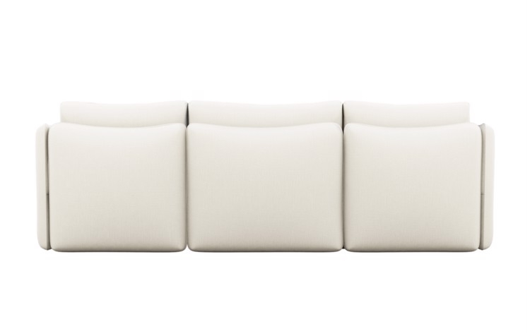 Harper Chaise Sectional in Ivory Fabric - Image 3