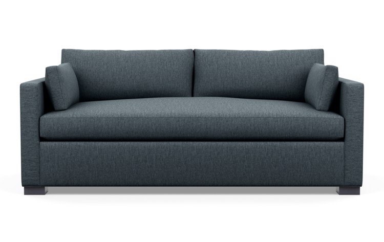 Charly Sleeper Sofa with Sleepers in Rain Fabric with Matte Black legs - Image 0