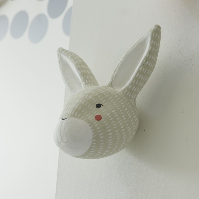 Paper Mache Rabbit Head - Image 7