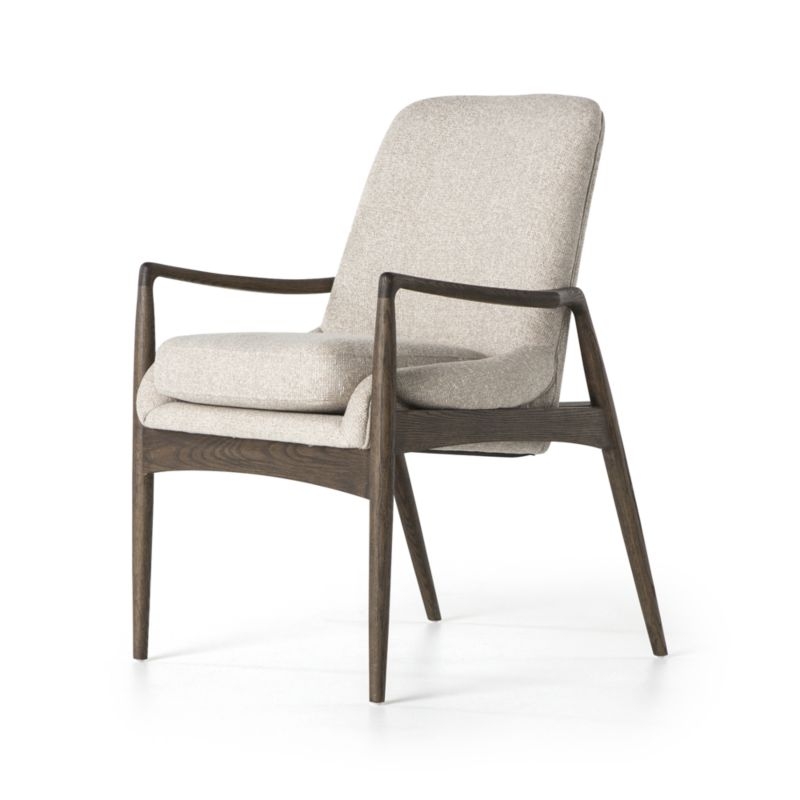 Braden Midcentury Dining Arm Chair - Image 1