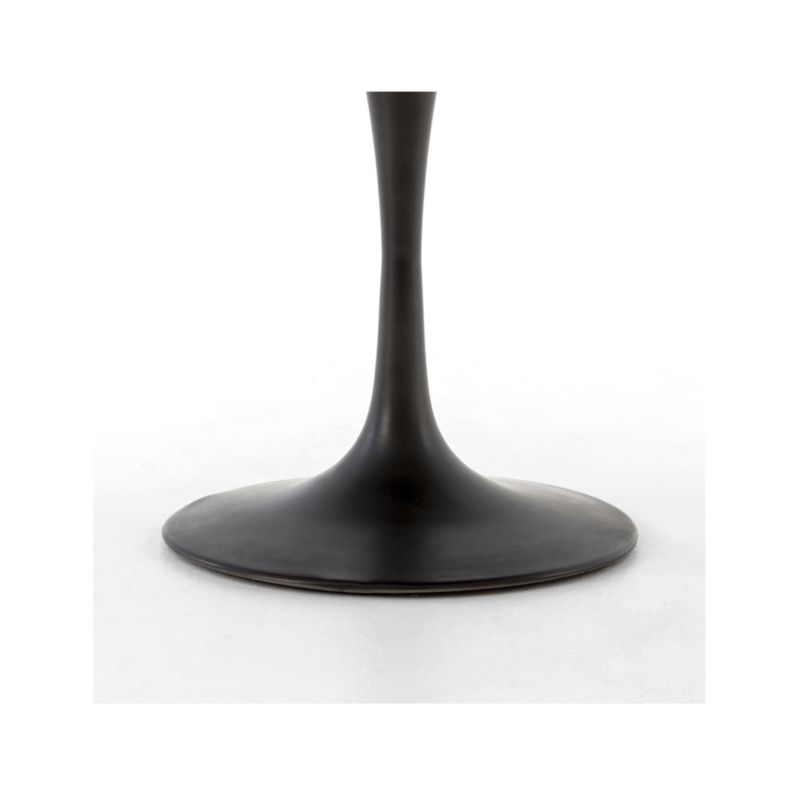 Penn Patchwork Bronze 42" Pedestal Base Dining Table - Image 3