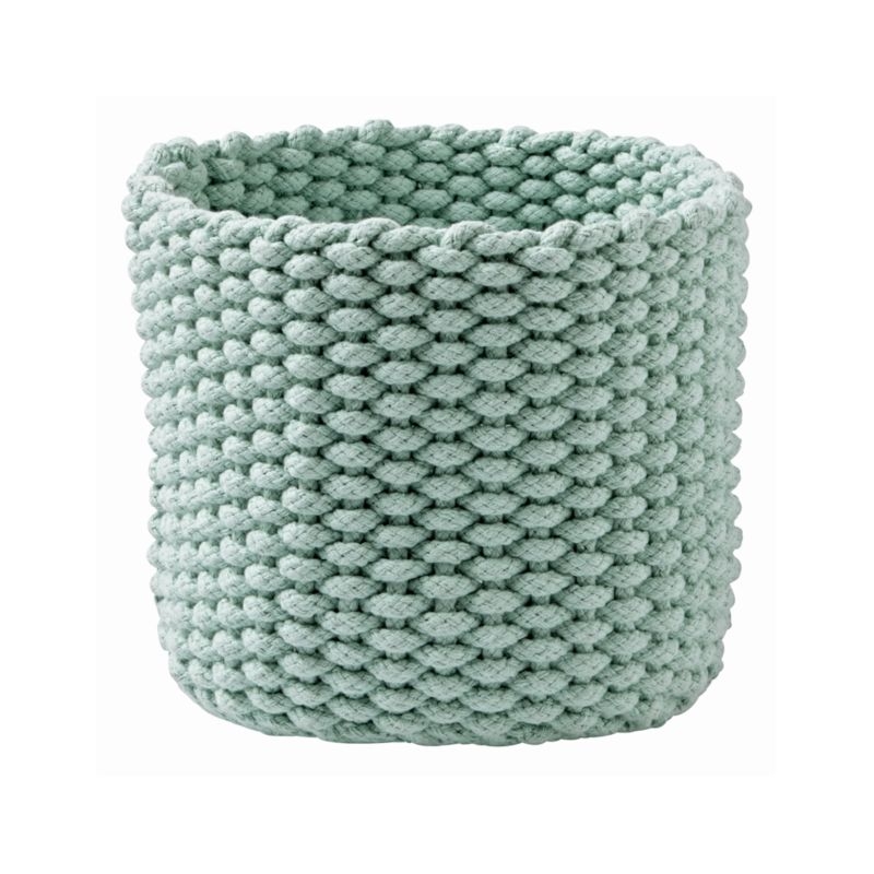 Small Kneatly Knit Khaki Rope Bin - Image 4