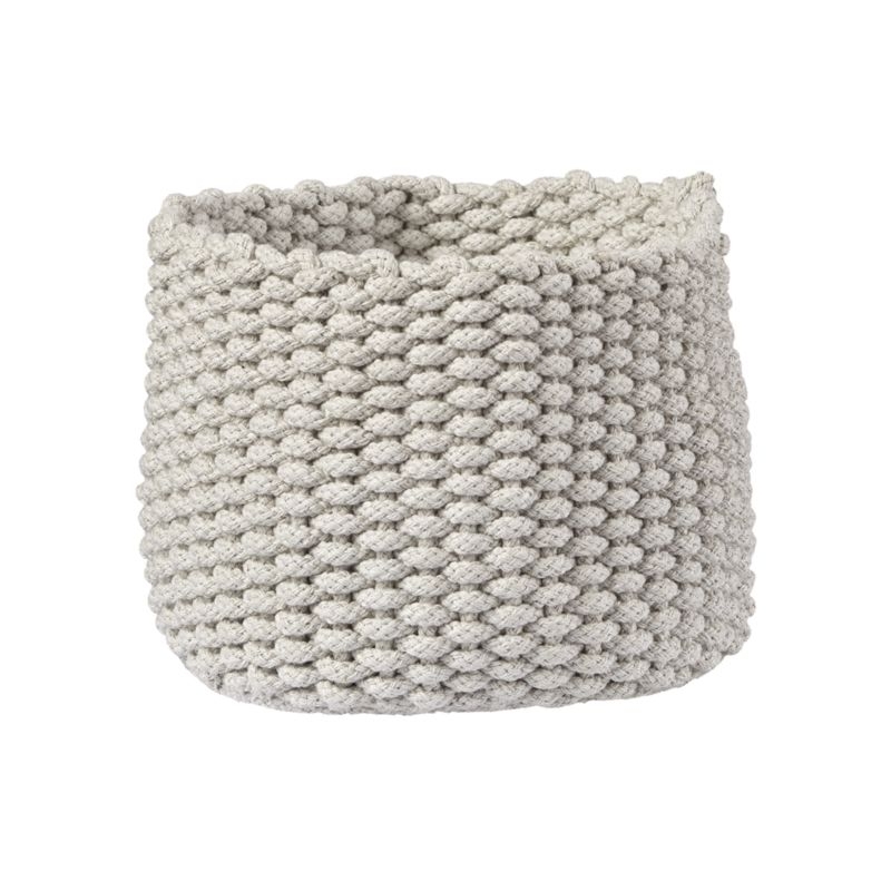 Small Kneatly Knit Khaki Rope Bin - Image 6