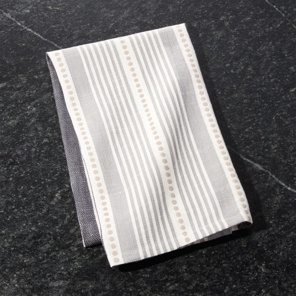Punctuate Neutral Dish Towel - Image 0