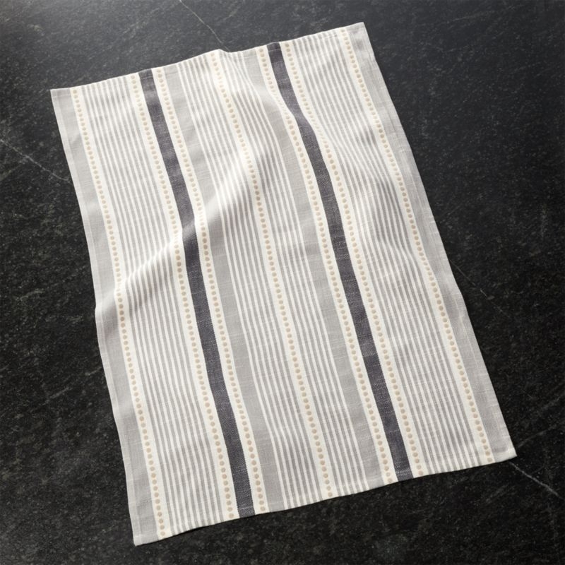 Punctuate Neutral Dish Towel - Image 1